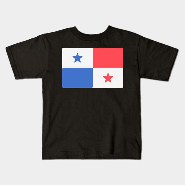 FLAG OF PANAMA Kids T-Shirt by Just Simple and Awesome